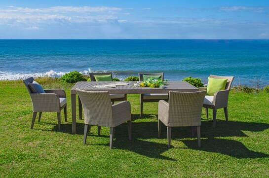 BAHAMAS garden table and chairs set in Marbella