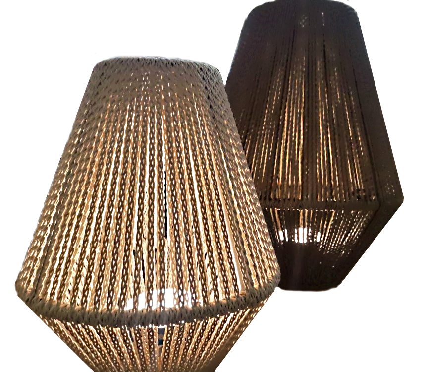 Leed outdorr lamps with synthetic fibers made in Spain