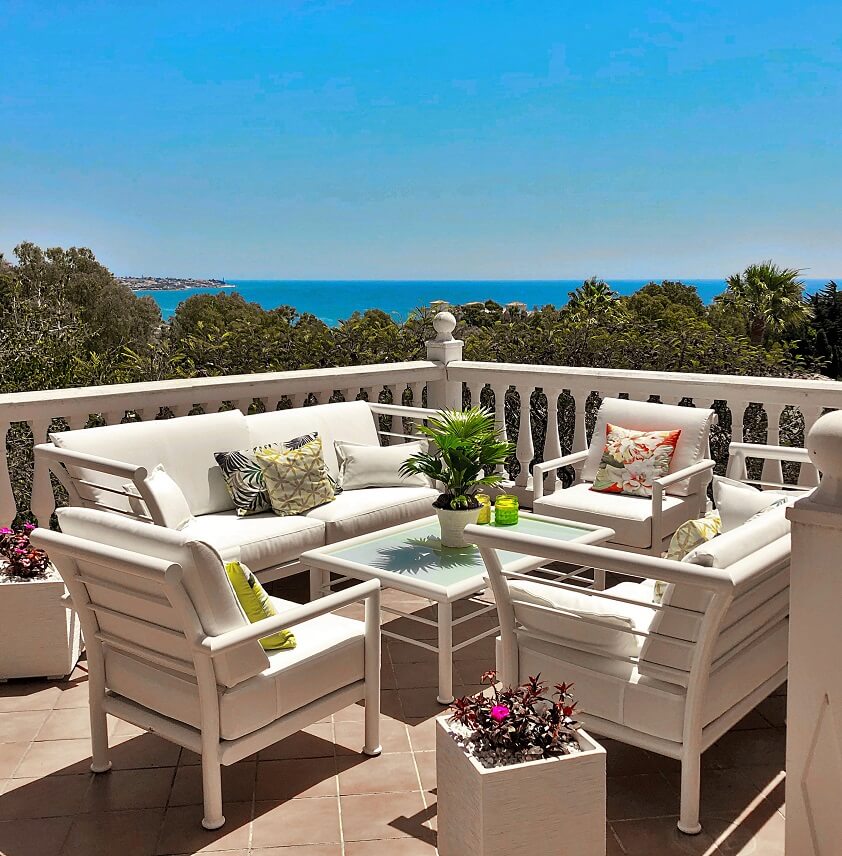 Picture of Outdoor sofas on a terrace in Andalucia