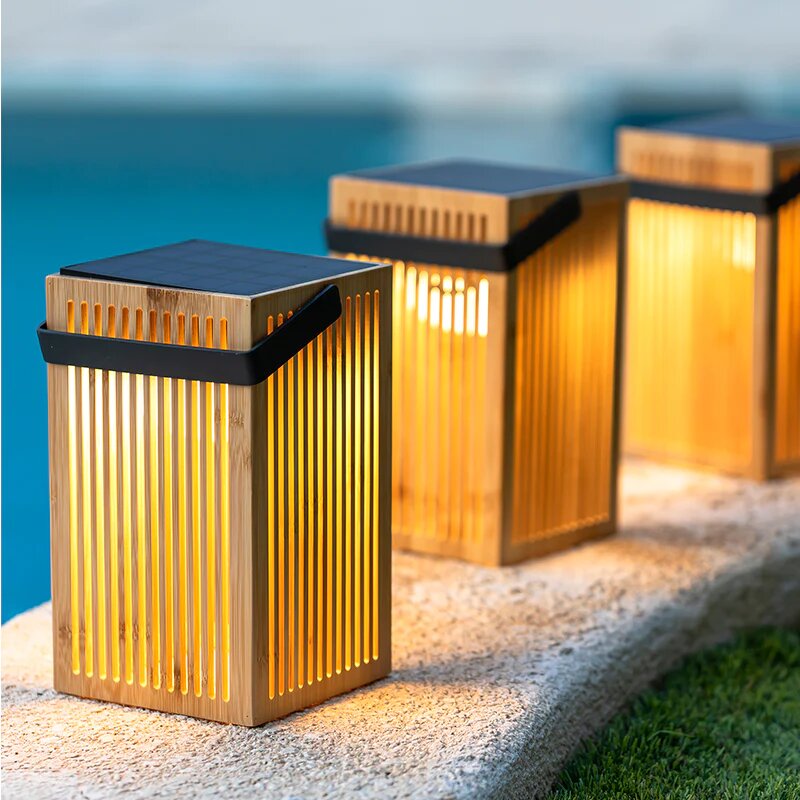 solar rechargeable garden light series